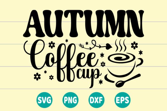 Autumn Coffee Cup SVG: A Versatile Graphics and Crafts Asset