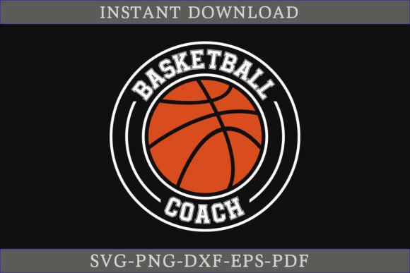 Basketball Coach SVG Cut File: A Versatile Design