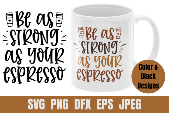 Coffee SVG Graphics for Crafts & Branding