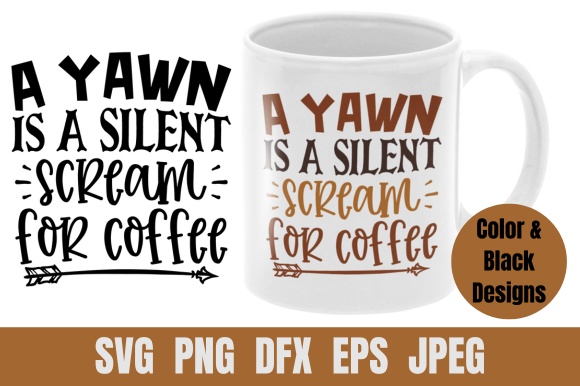 Coffee SVG Graphics for Local Business Crafts
