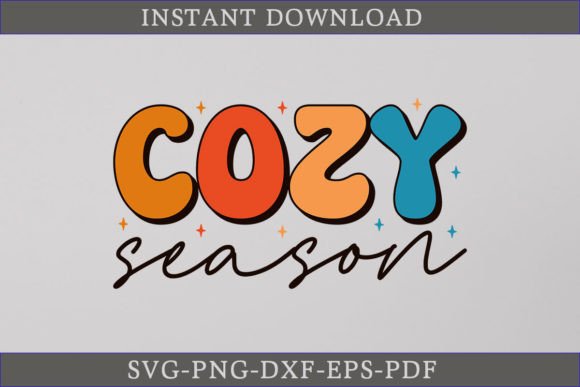 Cozy Season Retro SVG: A Perfect Fit for Crafts and Graphics
