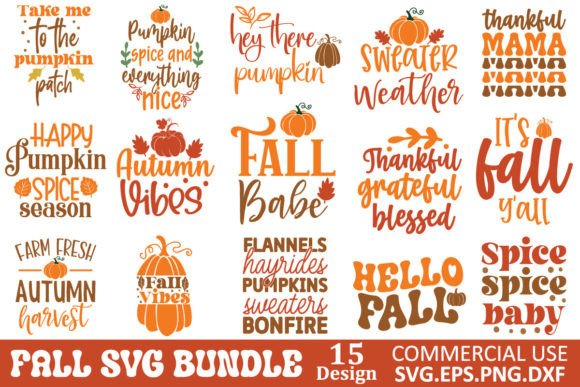 Fall SVG Bundle: A Comprehensive Graphics and Crafts Asset