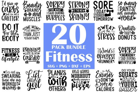 Fitness SVG Bundle: A Versatile Graphics Solution for Crafts