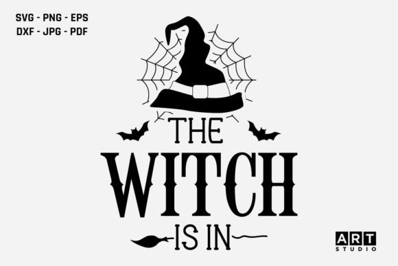 Halloween Graphics for Crafts: The Witch is in SVG