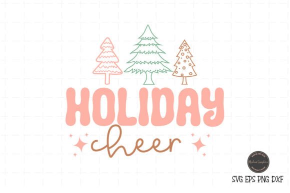 Holiday Cheer - Retro Christmas SVG for Creative Crafts and Graphics