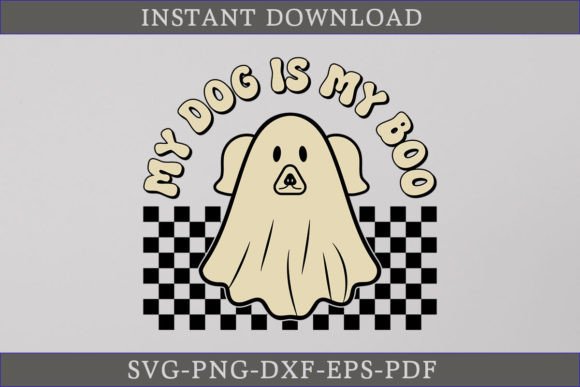 My Dog is My Boo Halloween Retro SVG: A Graphics Must-Have for Crafts