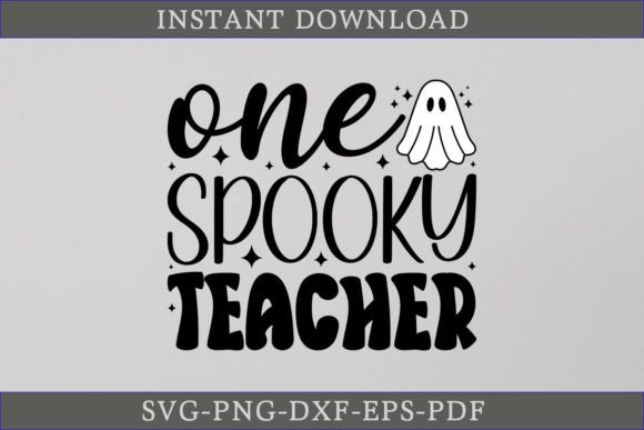 One Spooky Teacher Halloween SVG File Review