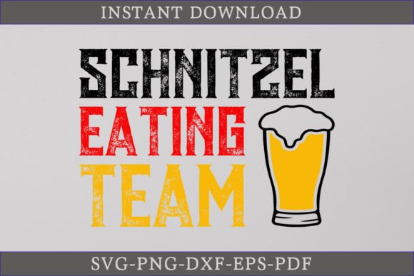 Schnitzel Eating Team Oktoberfest SVG: A Crafty Graphics Delight